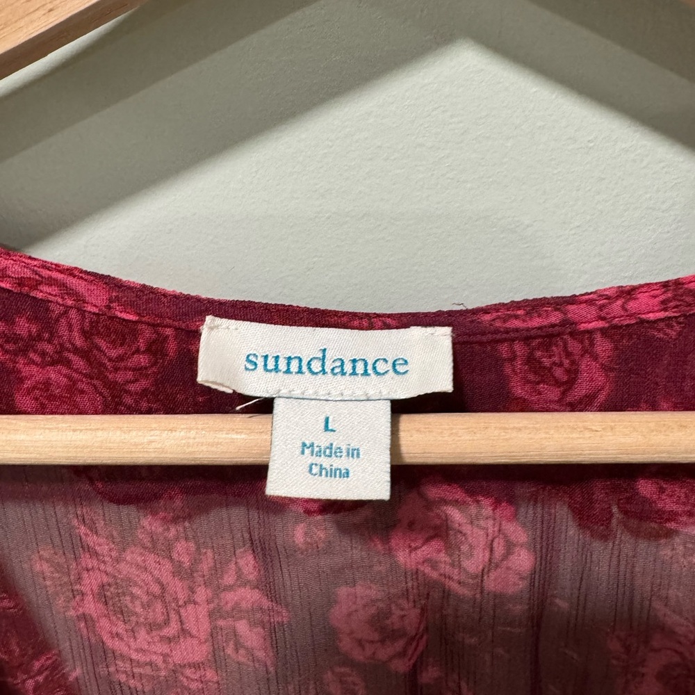 Sundance Catalog Faux Wrap Floral Dress - Picture 3 of 4